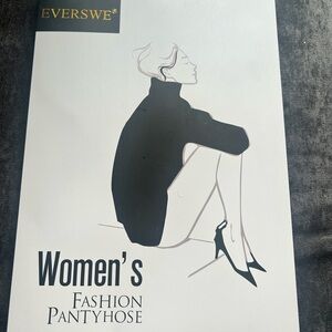 EVERSWE Women's Fashion Pantyhose - Nude Small